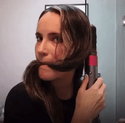 5 in 1 Hair Dryer, Hot Air Brush, Styler and Volumizer Hair Straightener, Curler, Detachable Negative Ion Anti-Frizz Hair Dryer