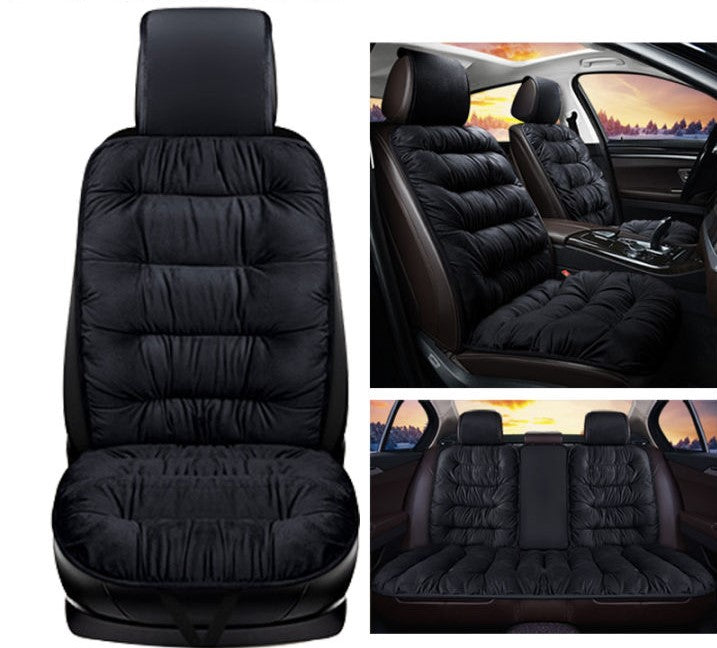 Universal Car Seat Cover - Soft, Durable and Three-dimensional Full Plush Seat Protection Covers, Velvet seat Cushion-Size 21x43 inches, Car Seat Pad/Comforter With Free Delivery